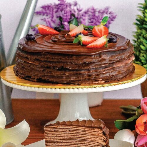Triple chocolate crepe cake e1593061059766