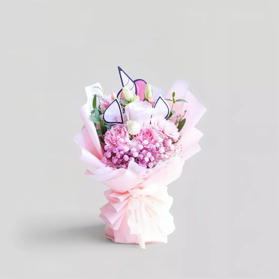 Mini Miracle Pink Carnation Bouquet