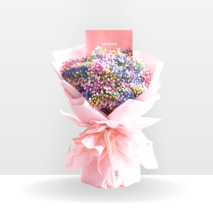 Colorful Baby Breath, Rainbow Baby Breath, Rainbow, Colorful , Free Delivery, KL, Kuala Lumpur, Birthday, Surprise Flower Box Free Delivery