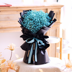 Baby Tiffany Baby Breath Hand Bouquet Free Delivery KL & PJ Medium Size