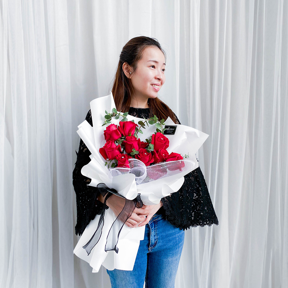 Freya Rose Flower Bouquet | 50Gram | 50Gram Best Florist KL/PJ