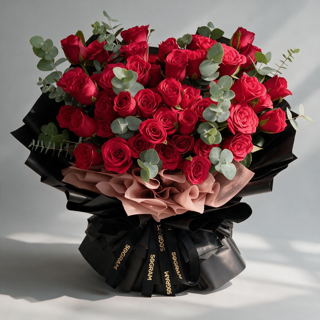 Luxuriante 50 Red Roses Bouquet
