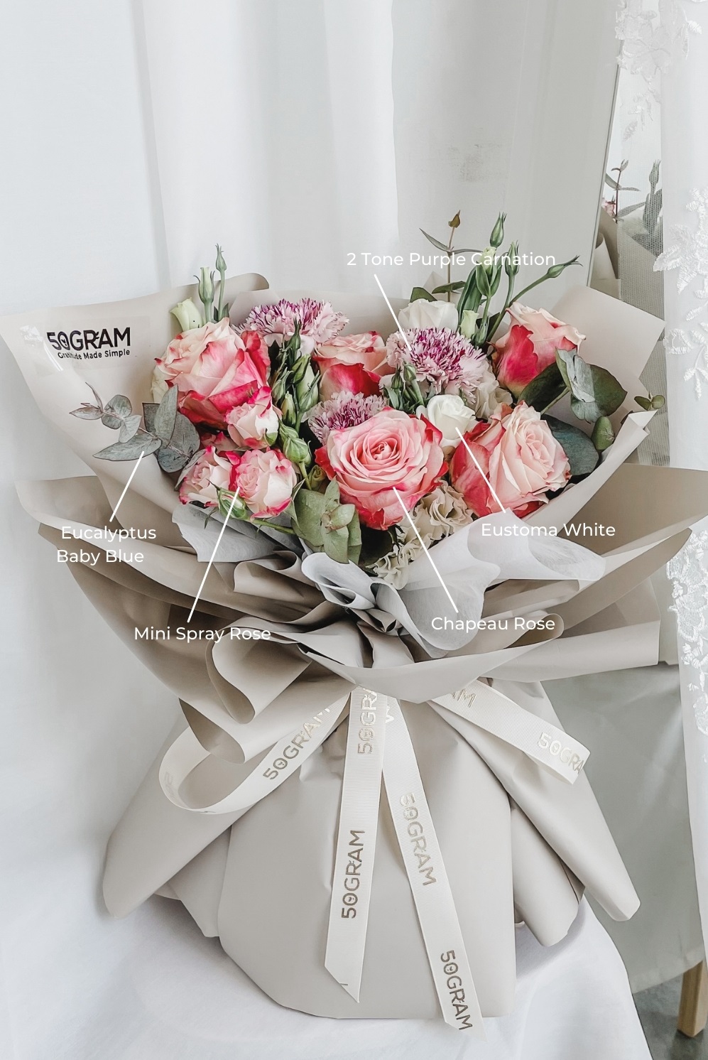 Forever Pure - Mother's Day Hand Bouquet 7 Forever Pure 5 1