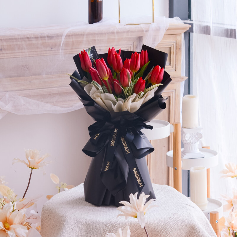 Red, tulip, red tulip, free delivery, kl, kuala lumpur, birthday, surprise