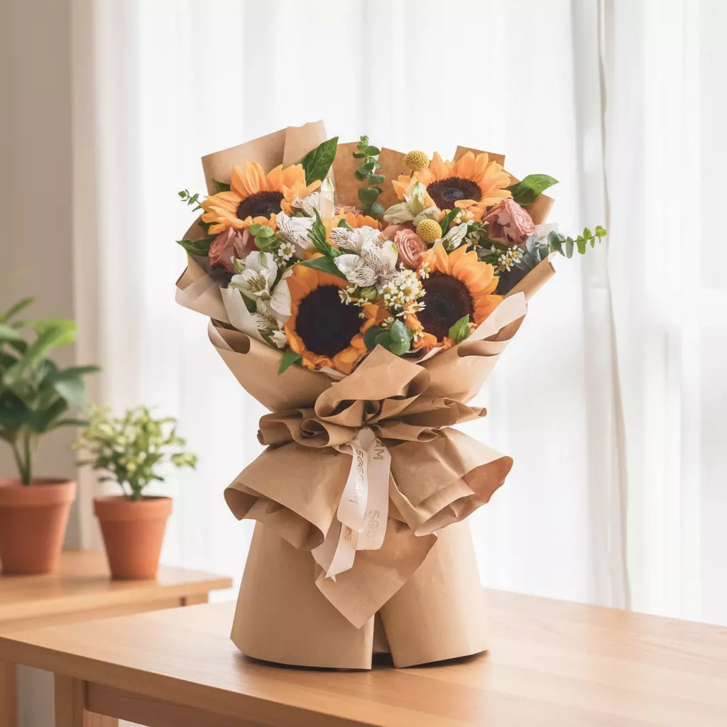 Beautiful You Sunflower Hand Bouquet
