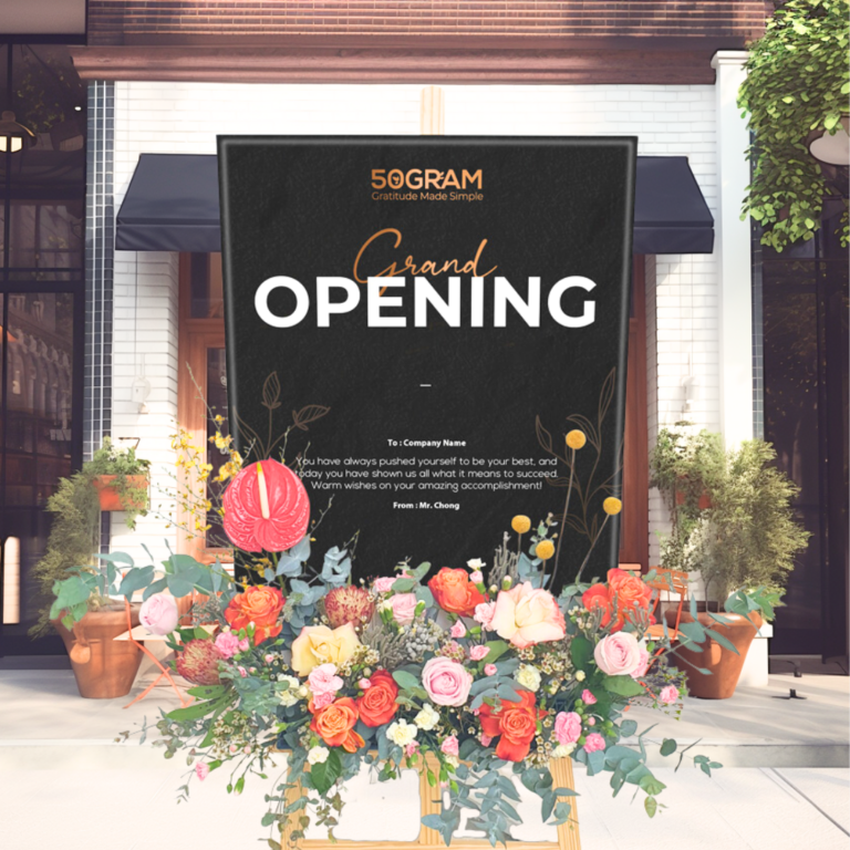 Charming Pride | Opening Stand Delivery For Grand Opening in KL/PJ , free same-day delivery flower stand to Klang Valley, KL ; Selangor for your congratulatory grand opening.