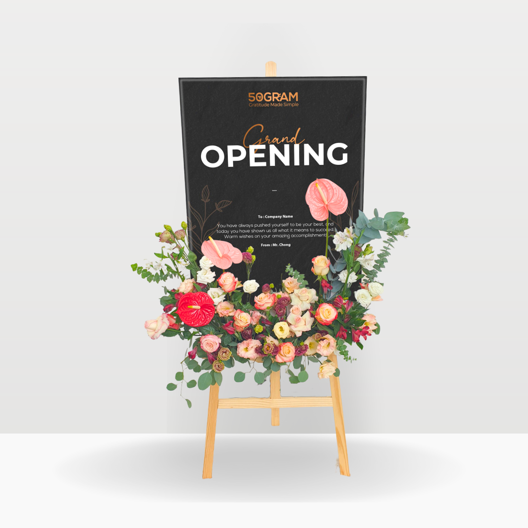Infinite Fortune Opening Stand Delivery For Grand Opening in KL/PJ , free same-day delivery flower stand to Klang Valley, KL ; Selangor for your congratulatory grand opening.