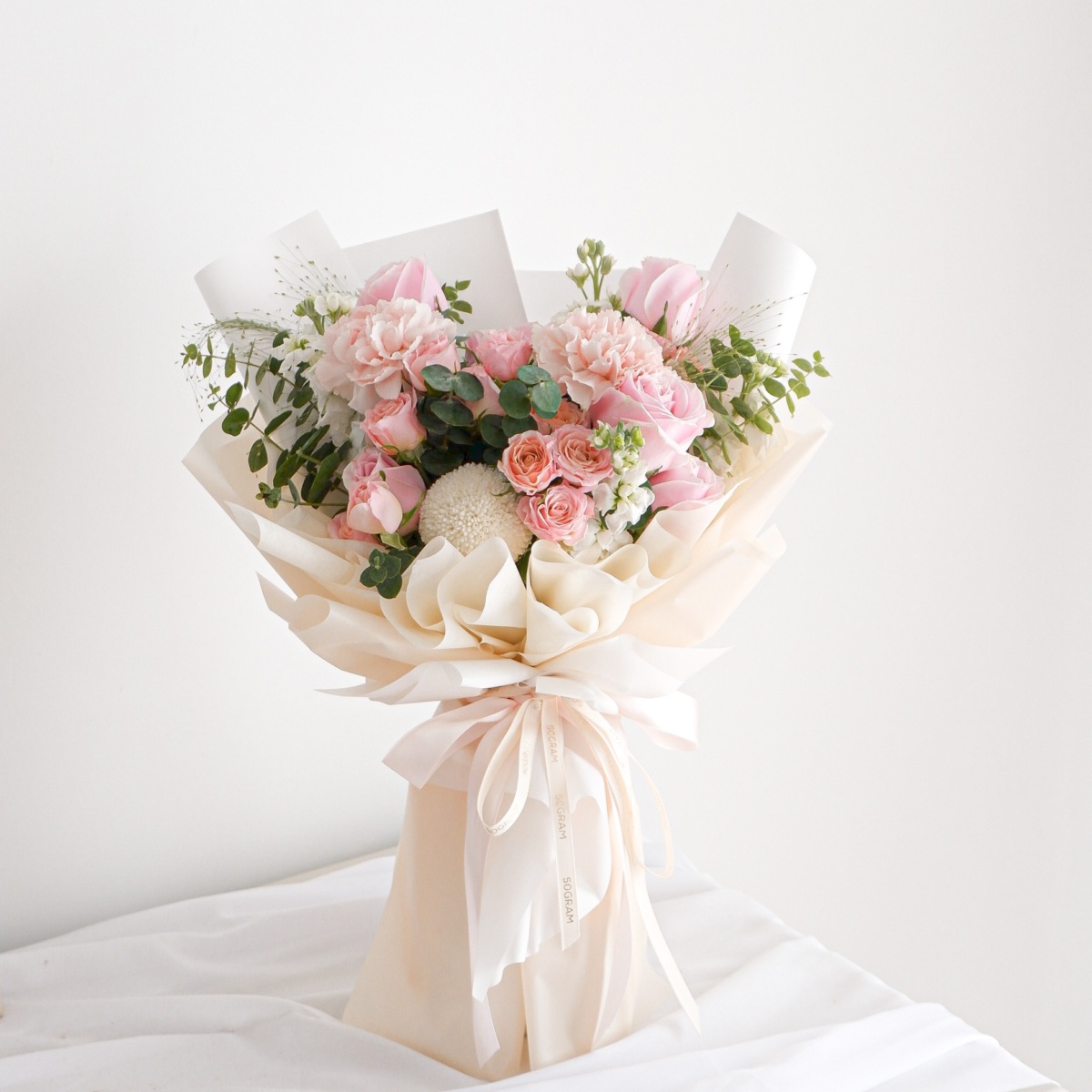 Linnea – Pink Carnation Bouquet