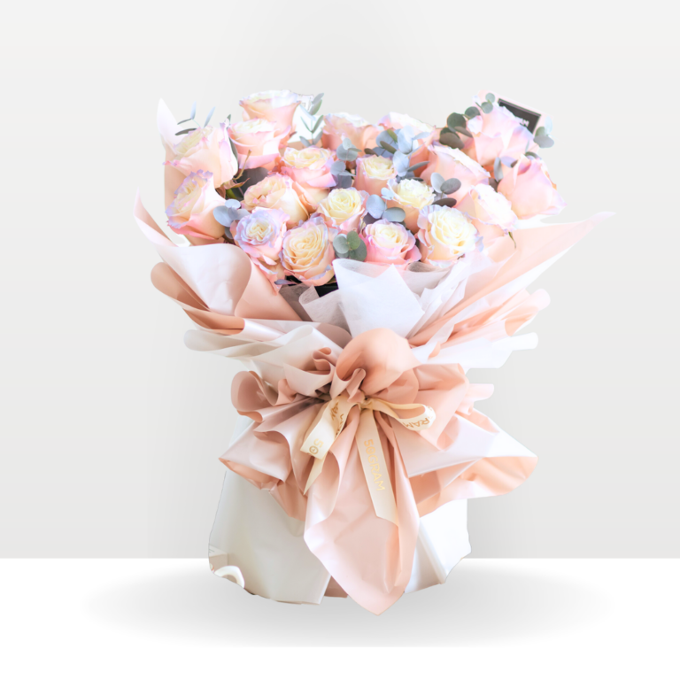 Gradience Rosy Roses Hand Bouquet , Free Delivery KL & PJ