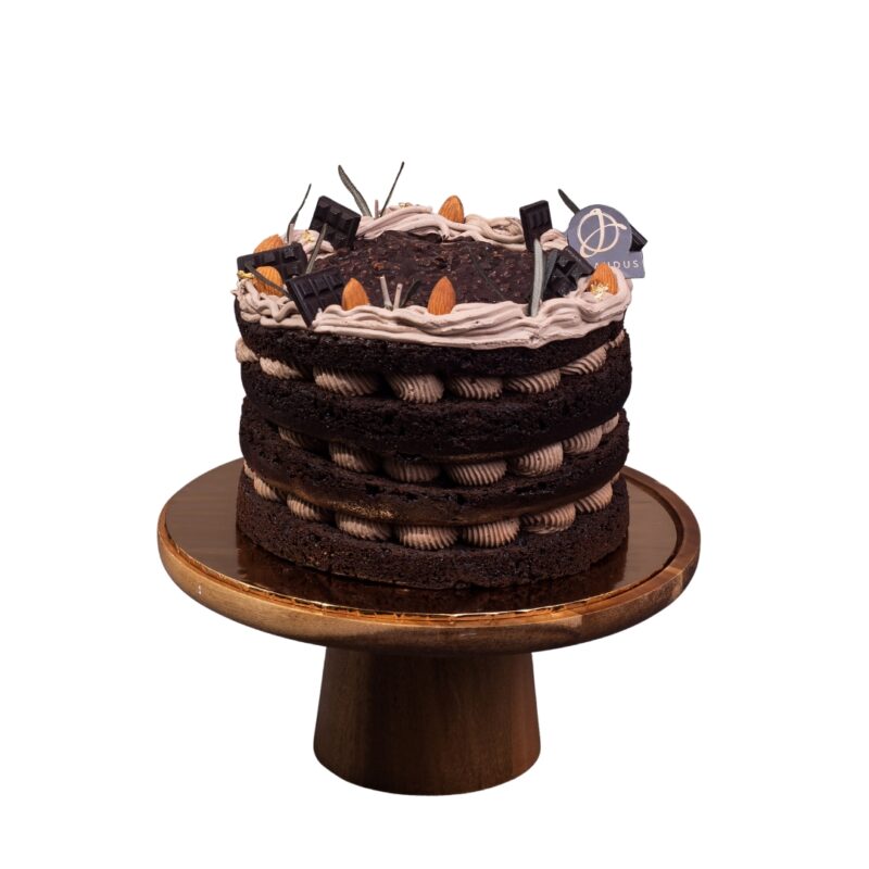 Hazelnut chocolate vegan naked cake effective 1st jul 23