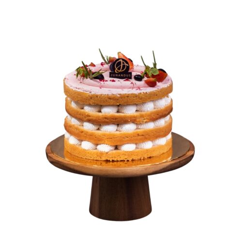 Strawberry victoria vegan naked cake effective 1st jul 23