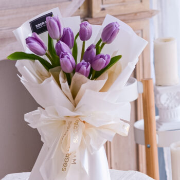 Light purple, tulip, light purple tulip, free delivery, kl, kuala lumpur, birthday, surprise