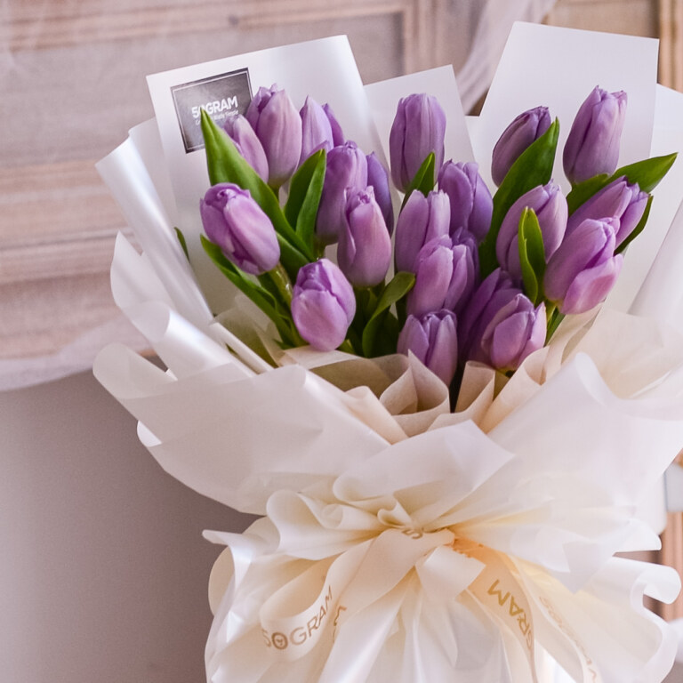 Light Purple, Tulip, Light Purple Tulip, Free Delivery, KL, Kuala Lumpur, Birthday, Surprise