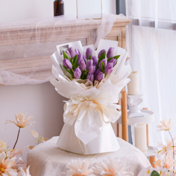 Light purple, tulip, light purple tulip, free delivery, kl, kuala lumpur, birthday, surprise