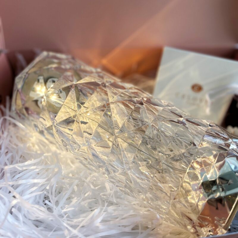 Crystal rechargeable table light
