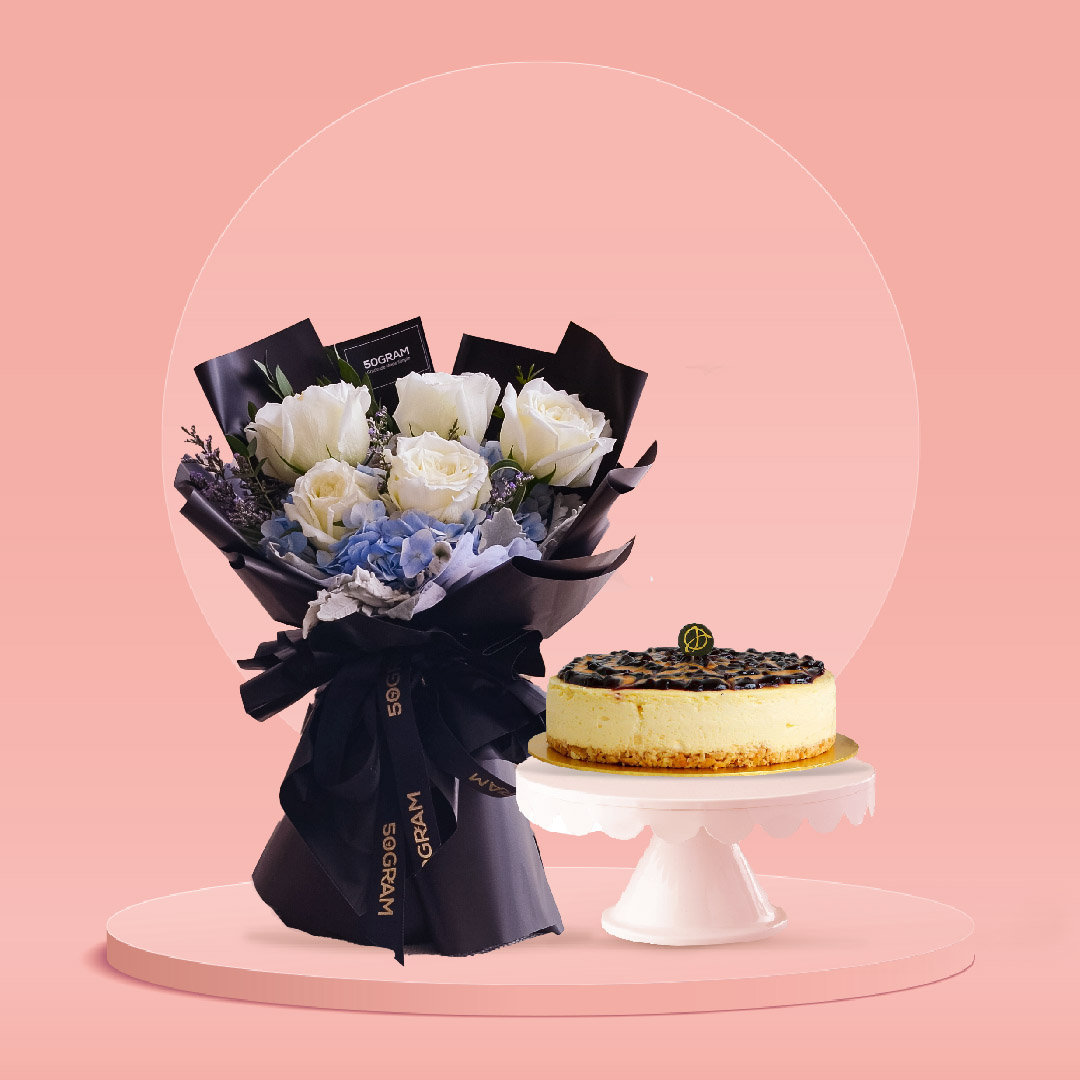 Aozora & cake bundle – medium