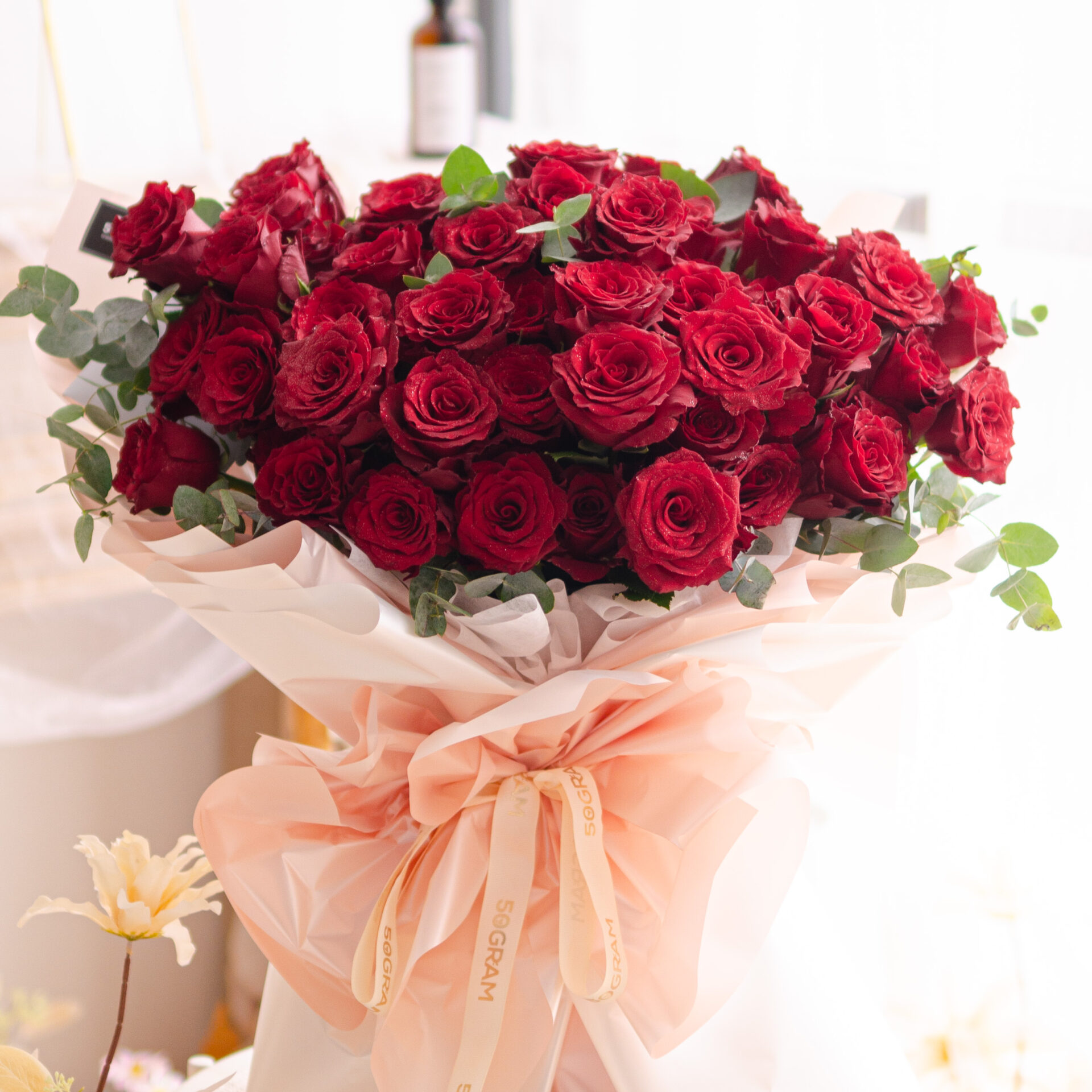 50 rose. red , red rose, proposal, marriage, wedding, love, Free Delivery, KL, Kuala Lumpur, Birthday, Surprise