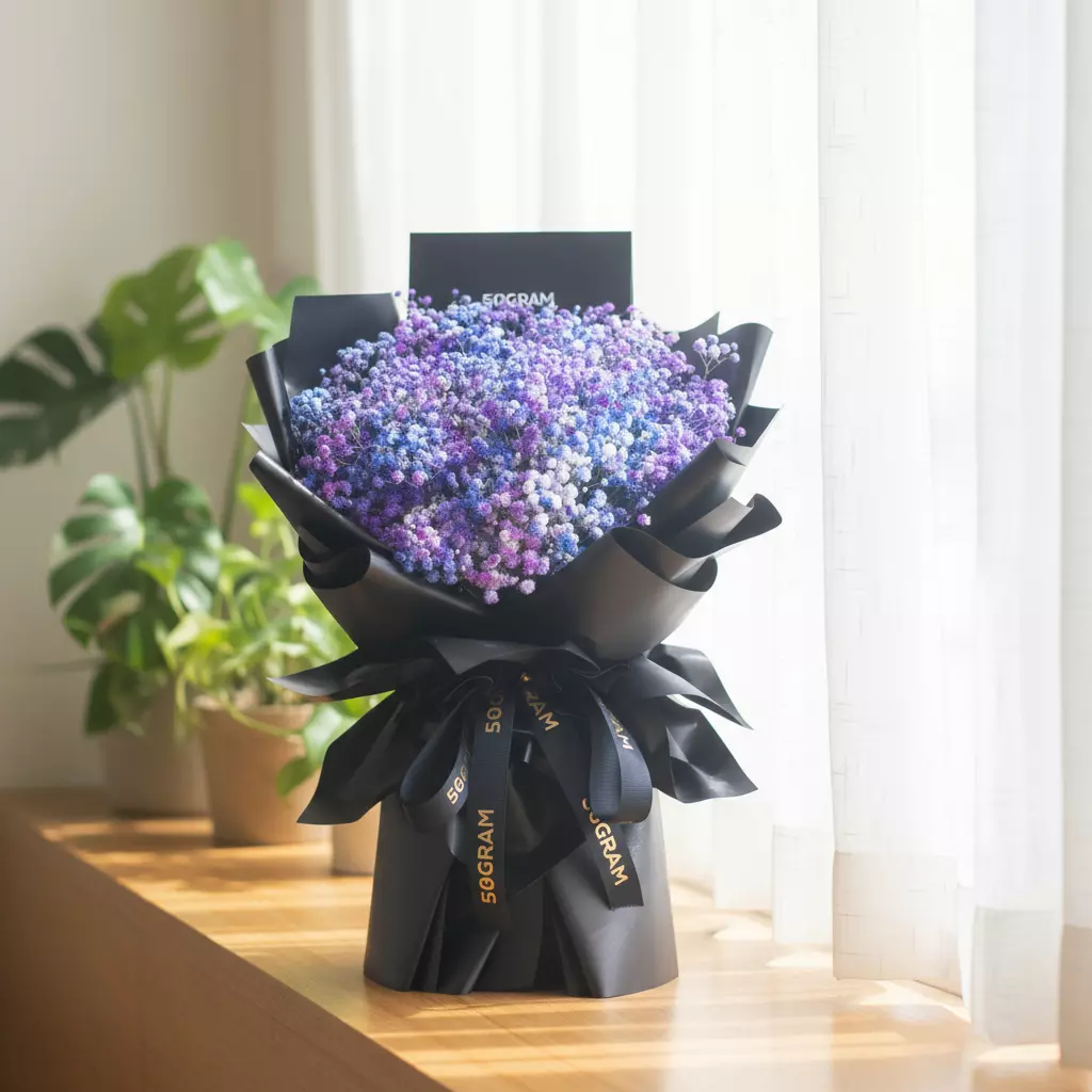 Baby Galaxy Baby Breath Hand Bouquet