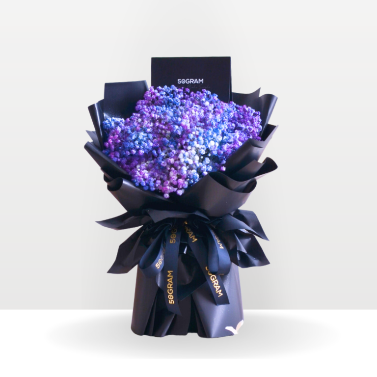Galaxy Babybreath flower Bouquet, Free Delivery, KL, Kuala Lumpur, Birthday, Surprise Flower Box Free Delivery