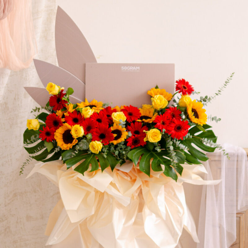 Flower stand & opening stand delivery for grand opening in kl/pj , free same-day delivery flower stand to klang valley, kl & selangor for your congratulatory grand opening.