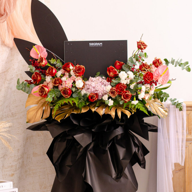 Flower stand & opening stand delivery for grand opening in kl/pj , free same-day delivery flower stand to klang valley, kl & selangor for your congratulatory grand opening.