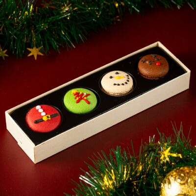 Xmas macarons 4pcs 5