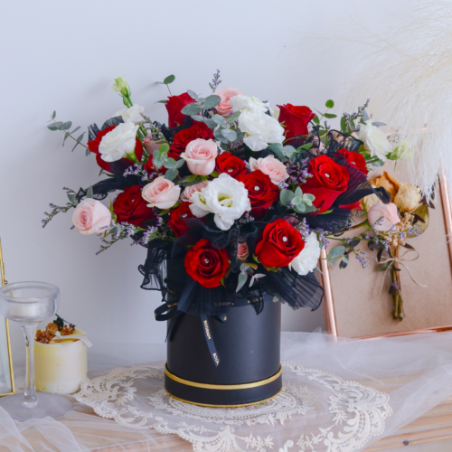 Sweet monica red roses valentine bouquet (l) free delivery kl & pj