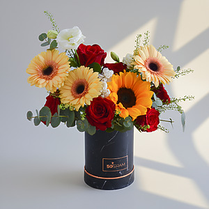 Karima Champagne Gerberas | Flower Box