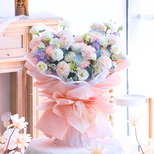 Mermaid Pink Blue Roses 2