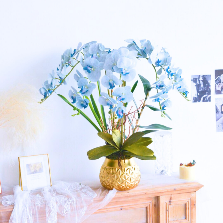 Great Achievement (Artificial Orchid) | Opening flower Pot free delivery KL PJ