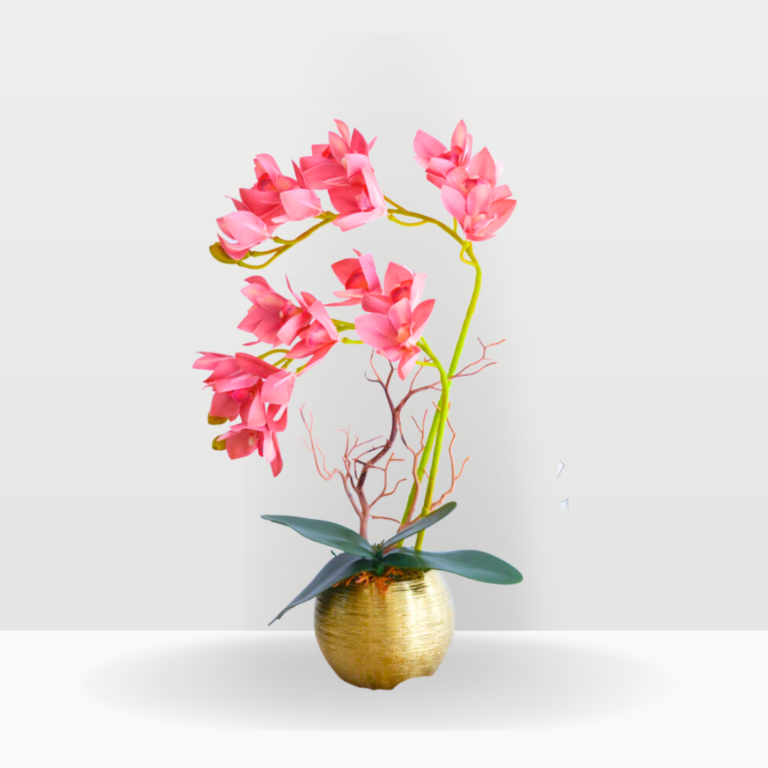 Rising Occasion (Artificial Orchid) | Opening flower Pot free delivery KL PJ