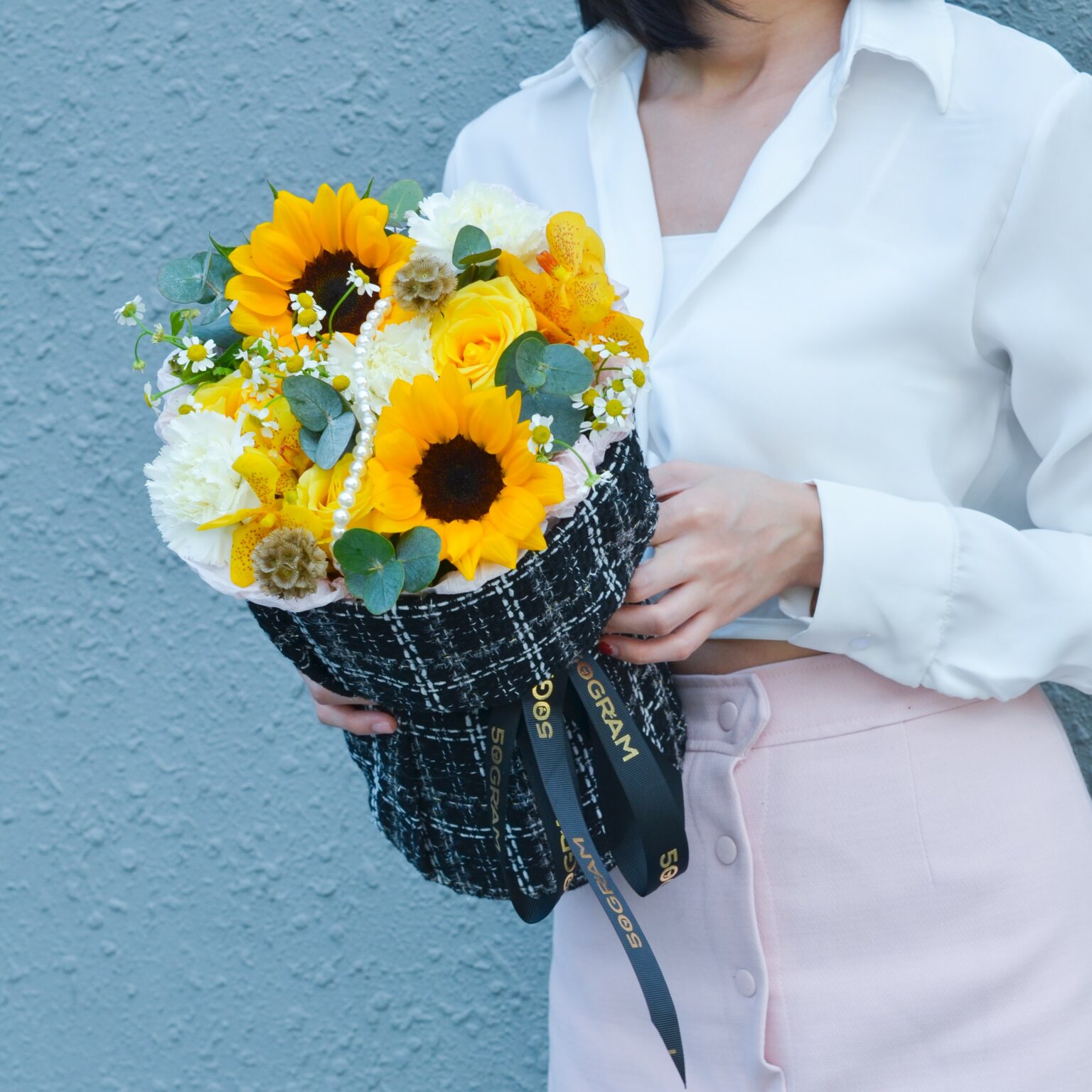 Sunflower bouquet free delivery kl & pj