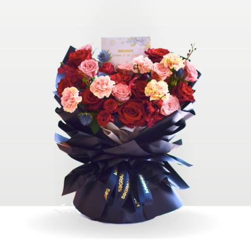 Everlasting love | hand bouquet free delivery kl & pj