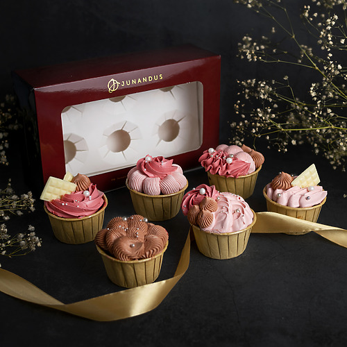 Ombre cupcake dusty pink 1