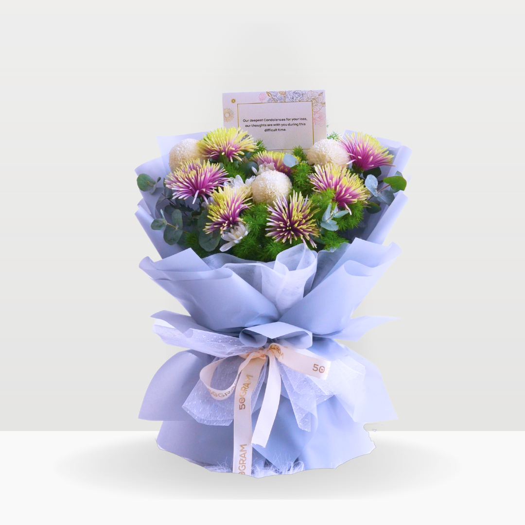 Twilight Serenity, Condolences Hand Bouquet