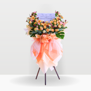 Peach Elegance | Business Opening Stand - Premium Size free delivery KL PJ