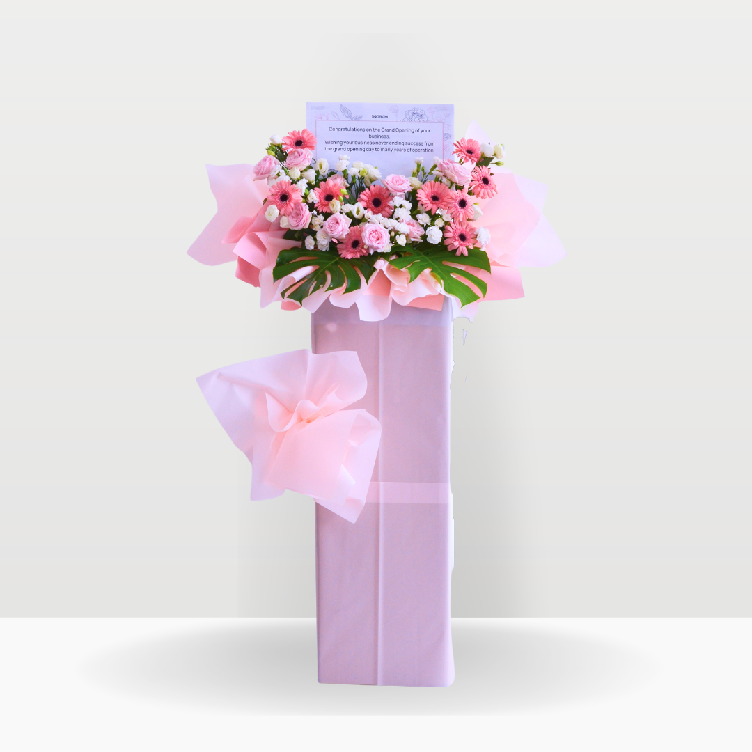 Blushing Fortune | Business Opening Stand - Standard size - free delivery KL & PJ