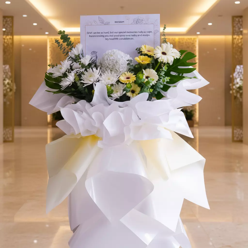 Pure Elegance | Condolences Flower Stand