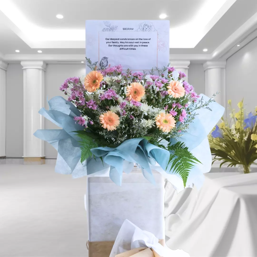 Lavender Memorial | Condolences Flower Stand