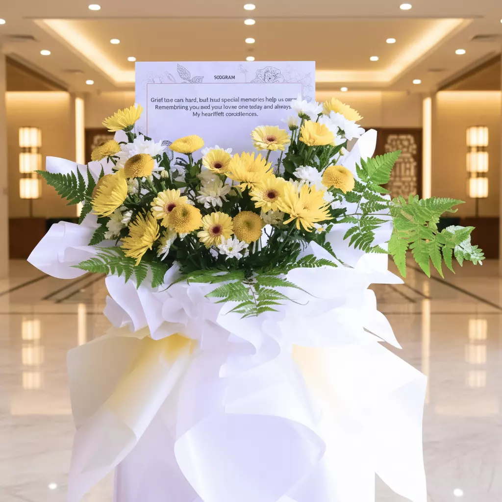 Calm Reflections | Condolences Flower Stand