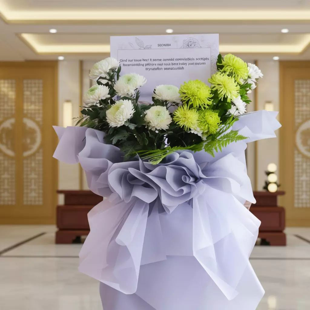 Whispering Grace | Condolences Flower Stand