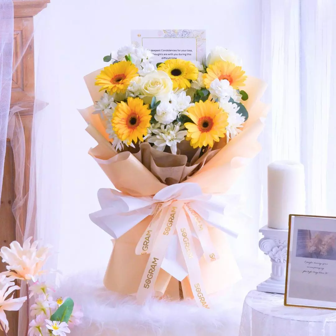 Dawn of Remembrance | Condolences Hand Bouquet