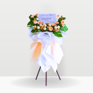 Tranquil Remembrance | Condolences Flower Stand Standard Size Free Delivery KL & PJ