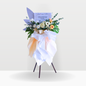 Sunny Serenade | Condolences Flower Stand Standard Size Free Delivery KL & PJ