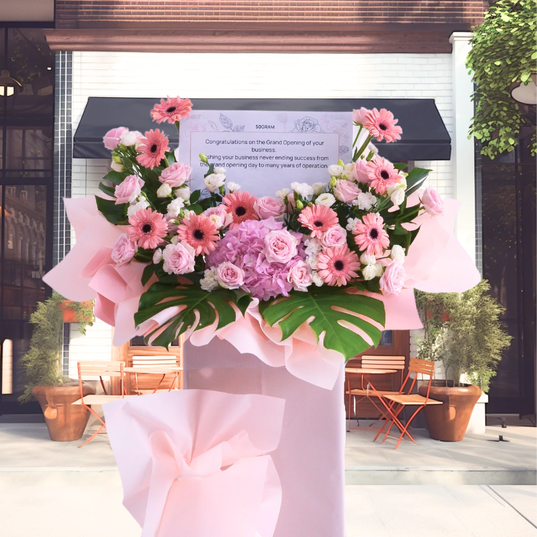 Blushing Fortune | Business Opening Stand - premium size - free delivery KL & PJ