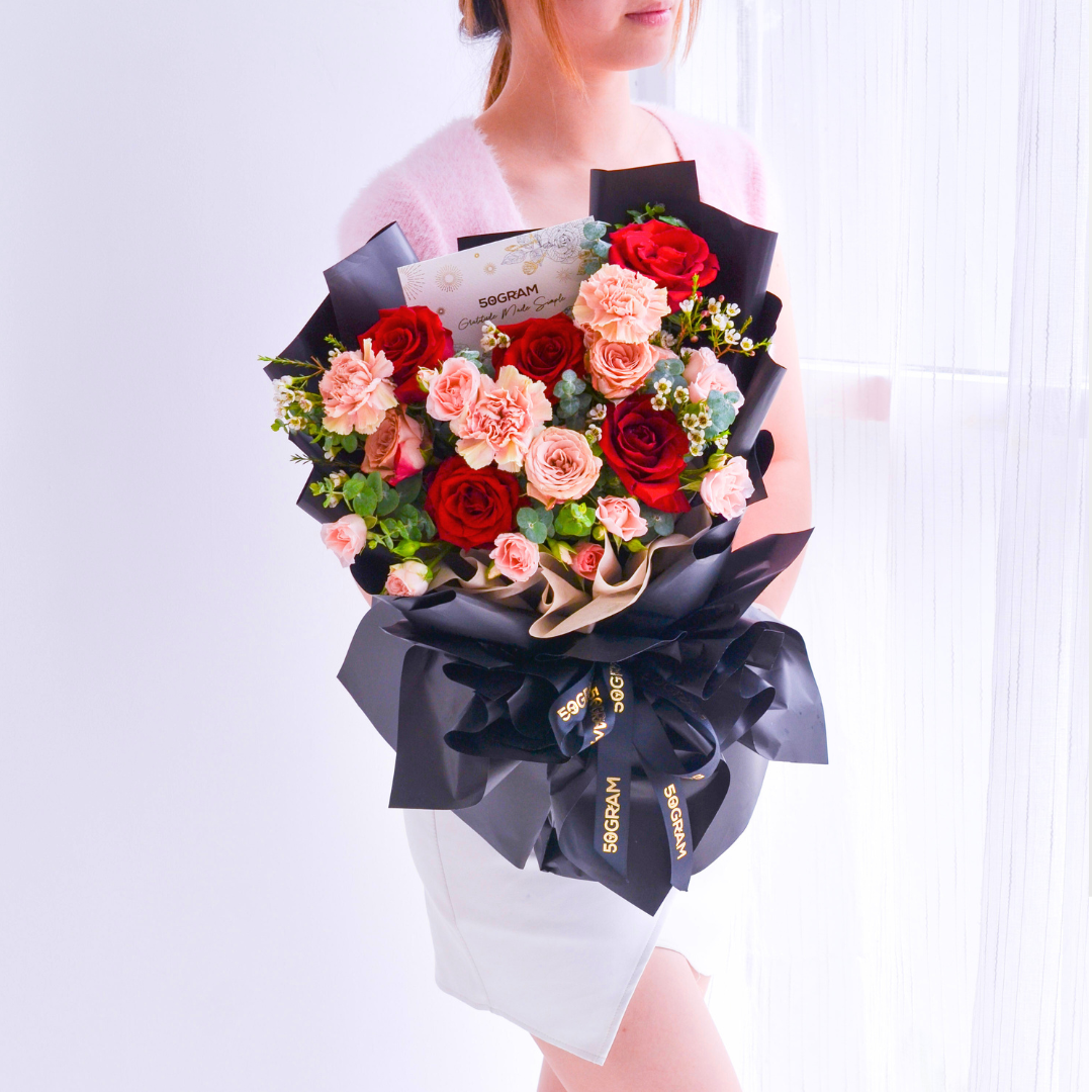 Enchanting Eternity Flower Hand bouquet - Free Delivery KL & PJ