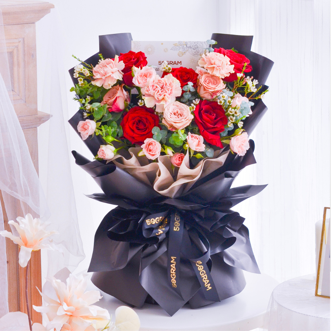 Enchanting Eternity Flower Hand bouquet - Free Delivery KL & PJ