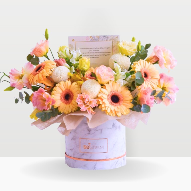 Vibrance Pop Business Opening Flower Box | Fresh Flower | Free Delivery KL & PJ