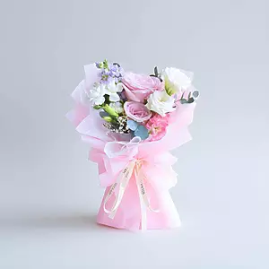 Pink Power Mini Hand Bouquet