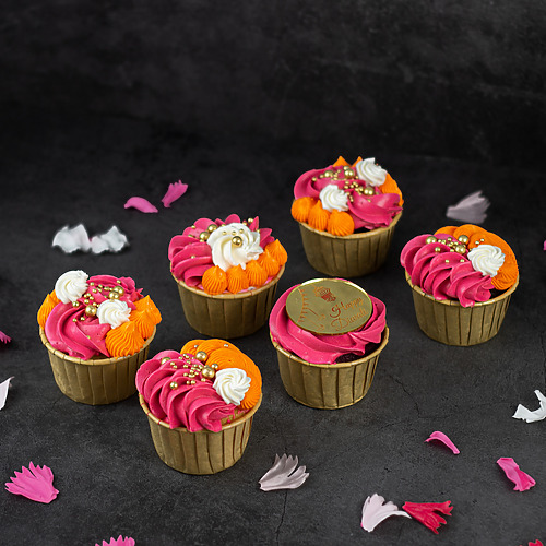 Diwali cupcakes 6pcs 1 1